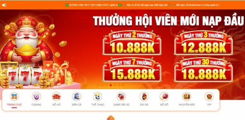 Hướng dẫn nhận khuyến mãi GK88 một cách nhanh chóng